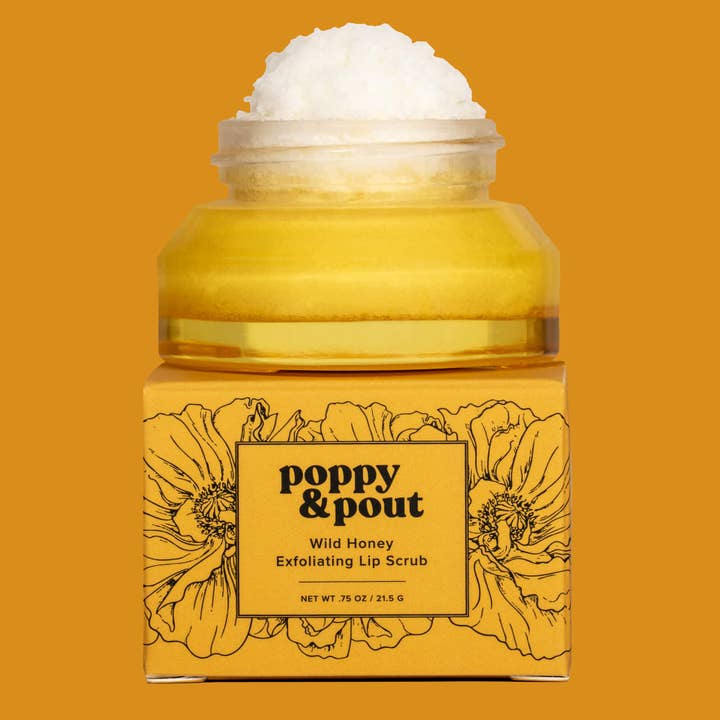 Poppy & Pout - Wholesale Lip Scrub/Polish - Lip Scrub, Wild Honey
