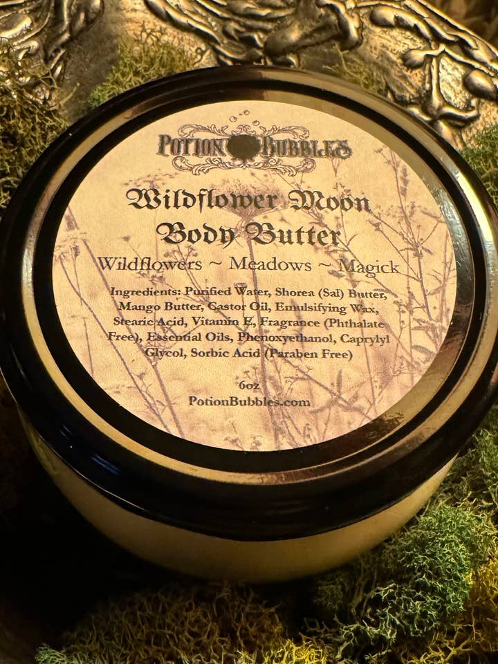 Manteiga Corporal Wildflower Moon por atacado de Potion Bubbles