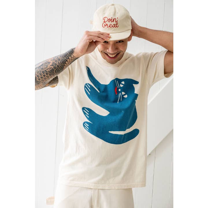 yarrow goods - Wholesale Baseball Cap - Unisex - Doin' Great Embroidered Hat-- EGGSHELL