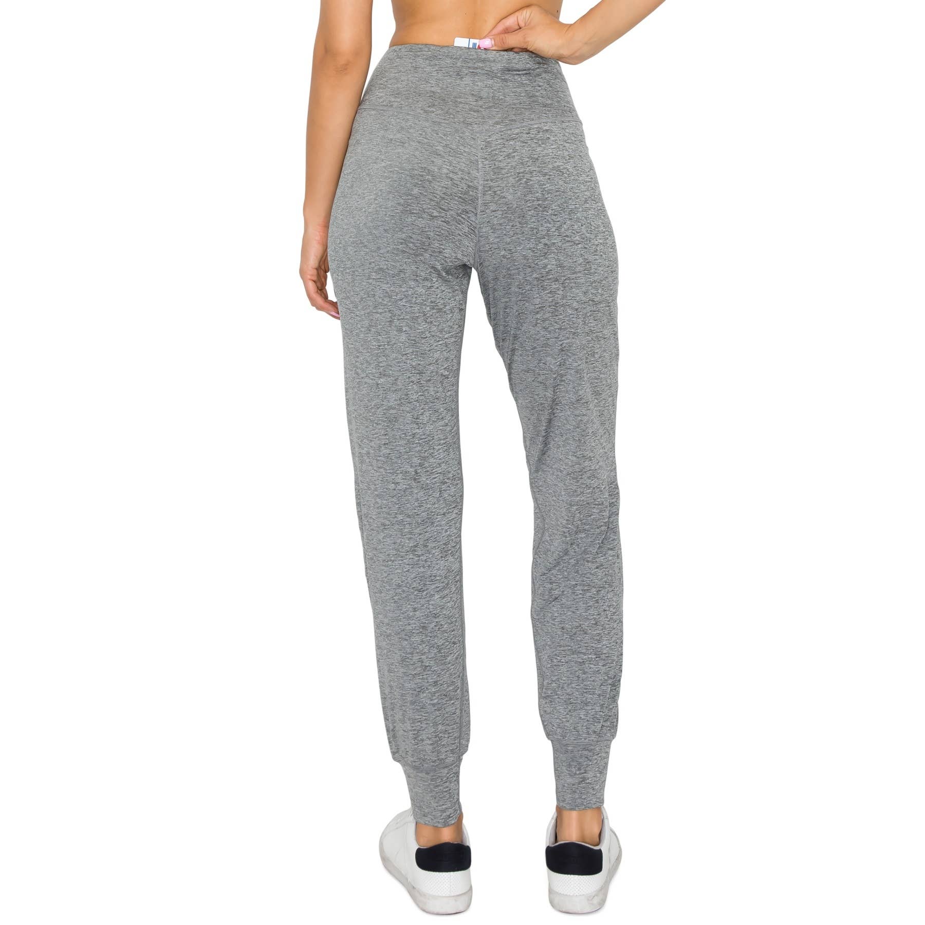 Leggings Depot - Vendita all'ingrosso Pantaloni sportivi/da jogging - Donna - Pantaloni da jogging slim fit con tasca posteriore nascosta5