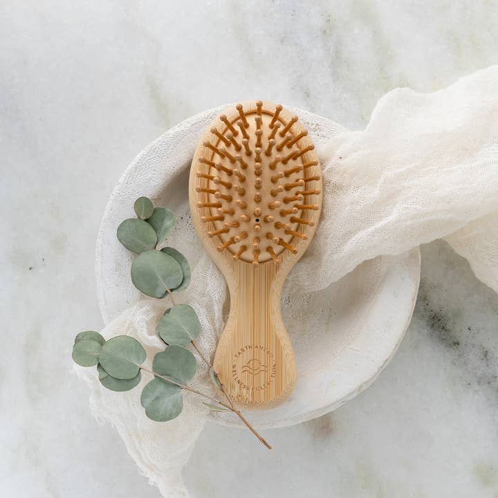 Earth Ahead - Wholesale Hair Brush/Comb - Small Bamboo Hairbrush – Unpackaged