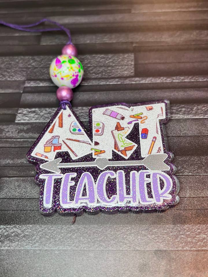 Enfeites de Natal do Professor de Arte, Presente para Artista, Especiais Professor Stockking Stuffer, Presente de Professor Escolar Personalizado por atacado de Chasin’ Self Care