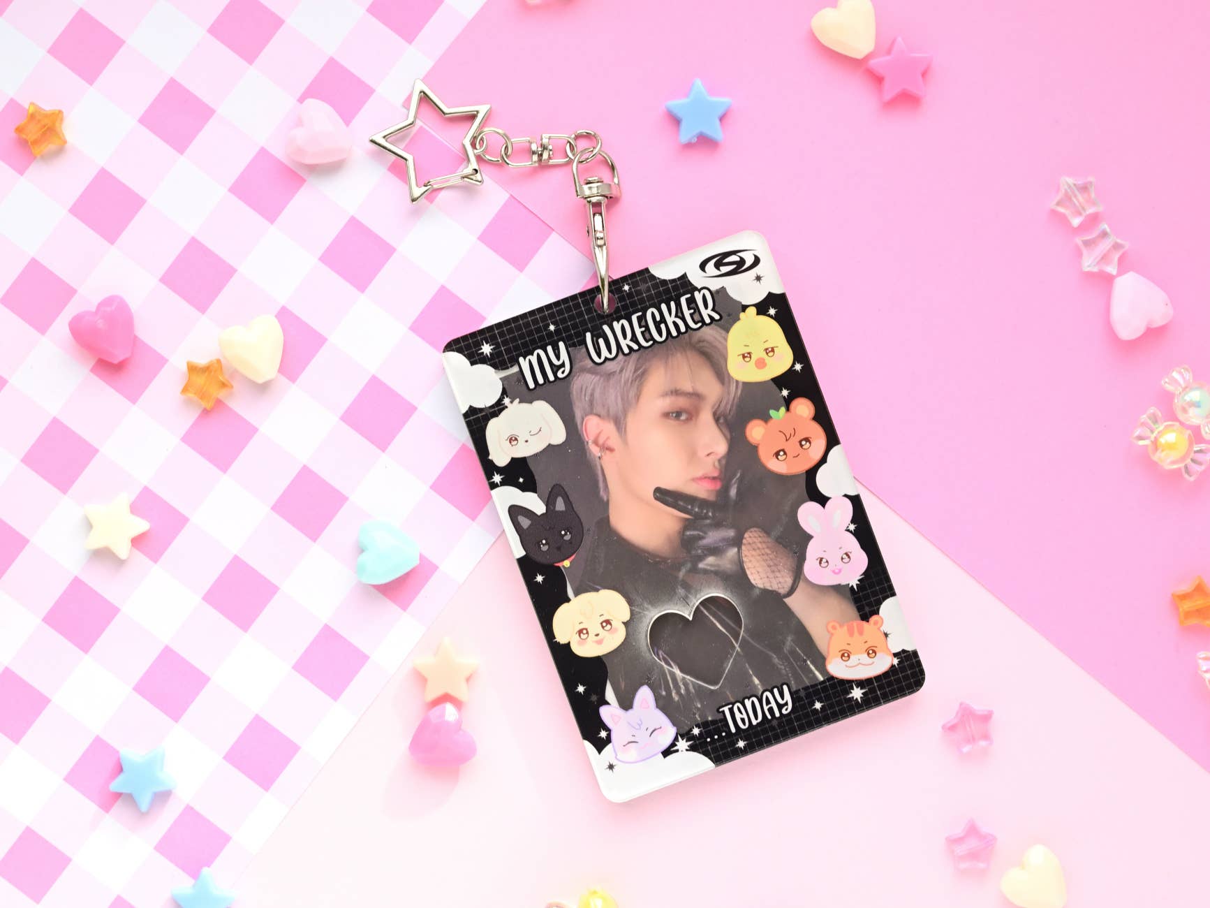 Kawineko - Wholesale Keychain - Women's - phorocard holder Ateez 2 windows kpop acrylic  keychain6