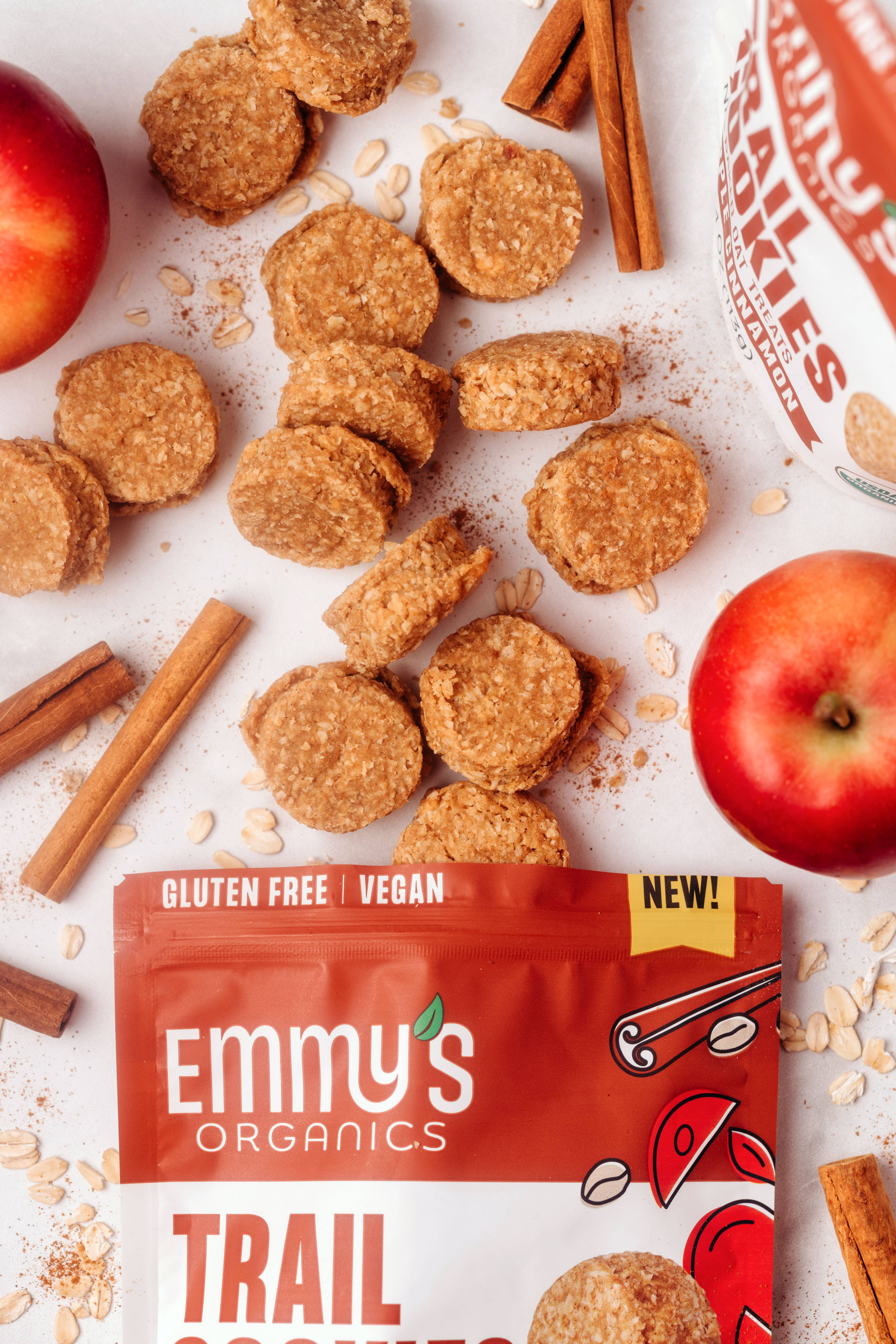 Emmy's Organics - Wholesale Cookie - Apple Cinnamon Trail Cookies 4oz Master Case (24 units)2