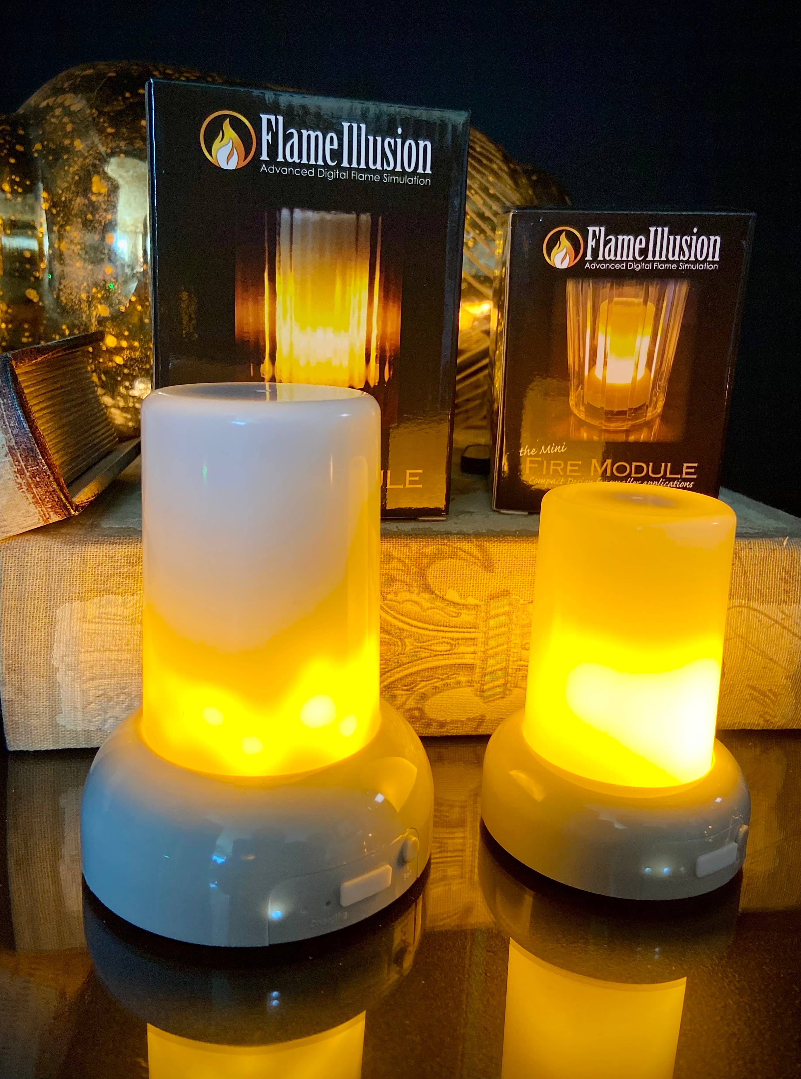 The Light Garden Collection - Wholesale Flameless Candle - Flame Illusion 3.5wx4.5h