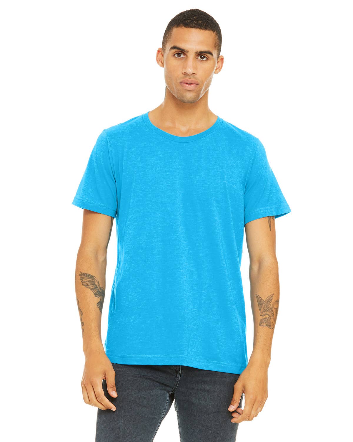 Total Apparel - Wholesale T-Shirt - Men's - Bella + Canvas 3650 Unisex Poly-Cotton Short-Sleeve T-Shirt6