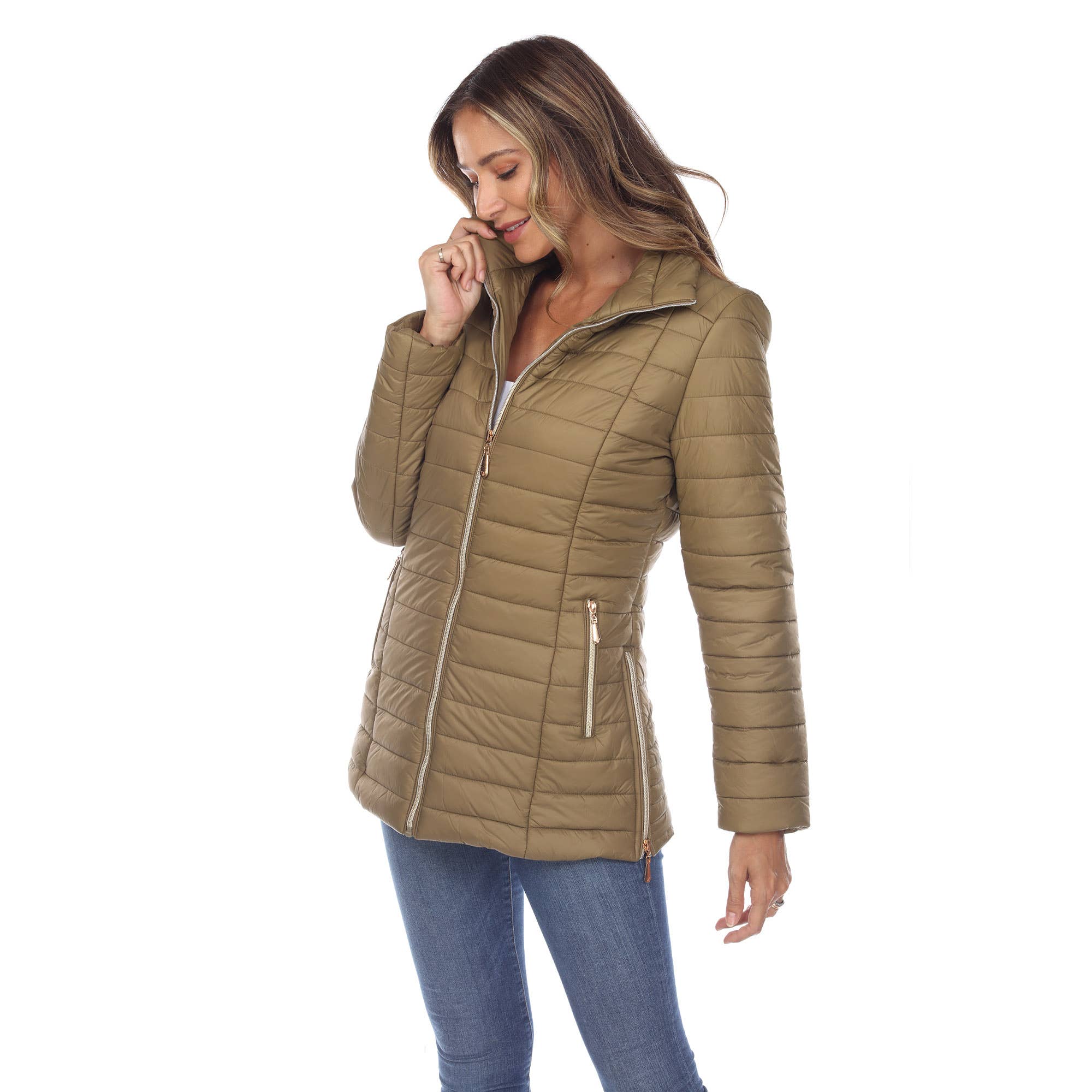 WHITE MARK - Wholesale Puffer Jacket - Women's - Women's Puffer Coat16