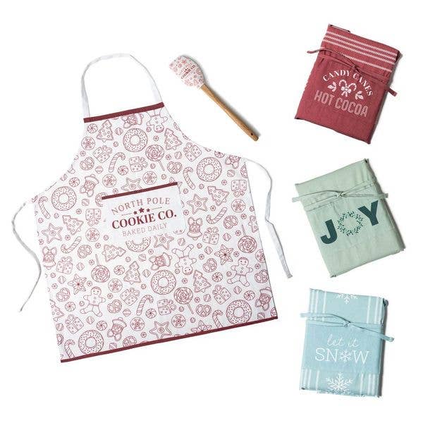 DM Merchandising - Wholesale Apron - Home Sweet Holidays All-Purpose Apron & Spatula Set2