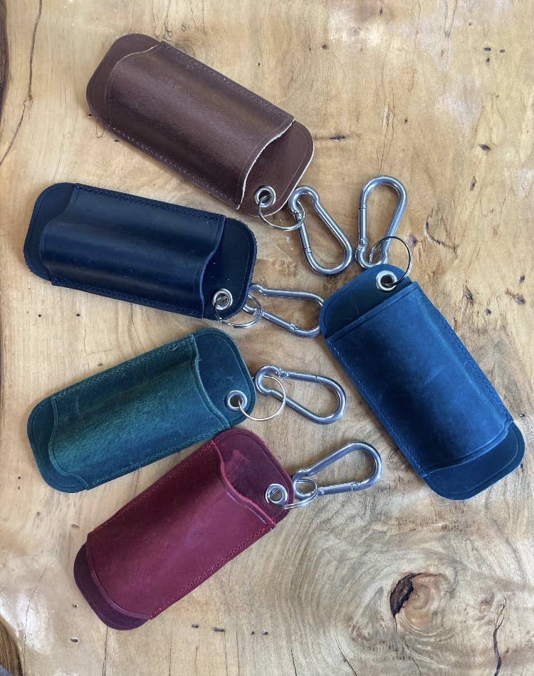 Quail Tail Laser Art - Wholesale Pocket Knife/Holder - Knife Sheath with Carabiner5