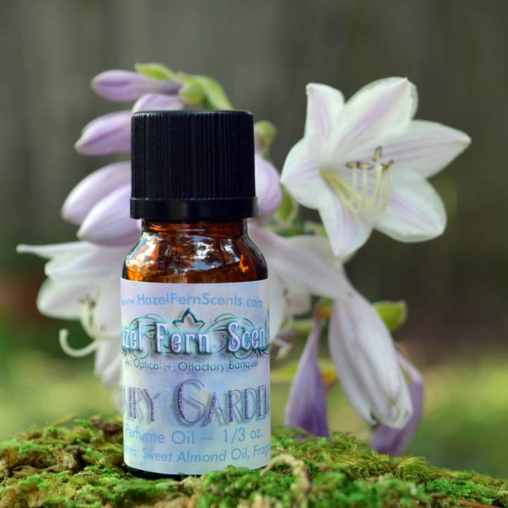 Coffret Parfum Jardin des Fées : Gardenia, Cannelle, Parfums de Pluie pour la vente par Hazel Fern Scents