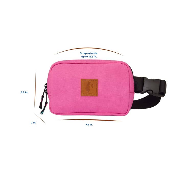 Ecodunia - Wholesale Belt Bag - Unisex - Canvas Crossbody Belt Bag Pouch, The Everywhere Belt Bag 1L59