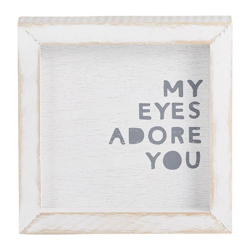 Angle - Wholesale Sign - Face To Face Petite Word Board - My Eyes Adore You0