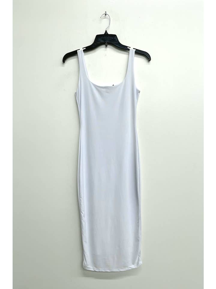 Uptown Apparel - Wholesale Dress - Women's - D11036 Tank Double Layer Midi Dress19