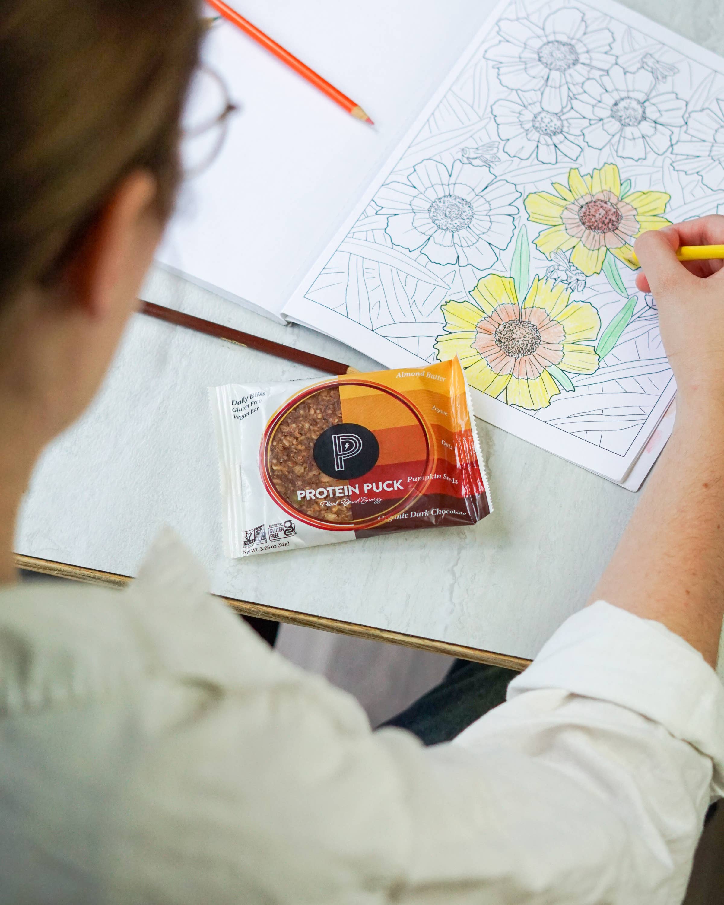 Protein Puck - Wholesale Snack Bar - Daily Bliss (Almond, Dark Chocolate) (16 - 3.25oz Bars)15