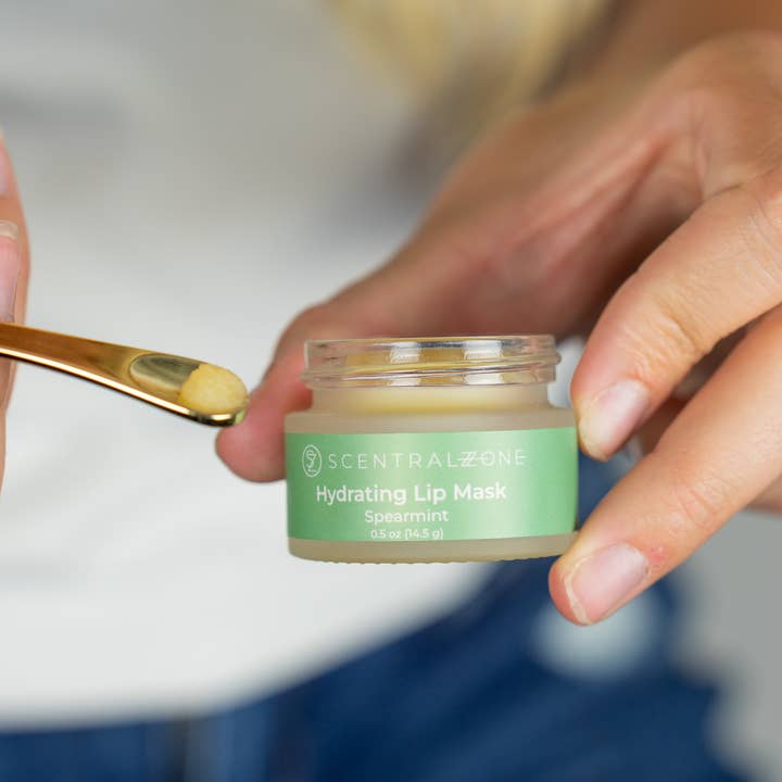 Lip Mask, Spearmint for wholesale by Scentral Zone Clean Beauty