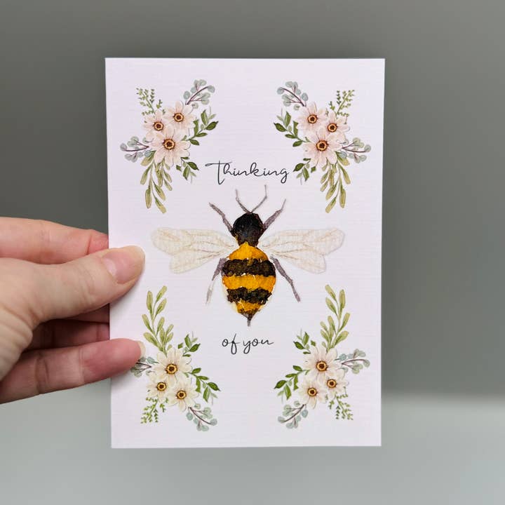 Scattered Seed Co - Wholesale Congratulations card - Daisy and Bee greeting cards assorted sentiments available2