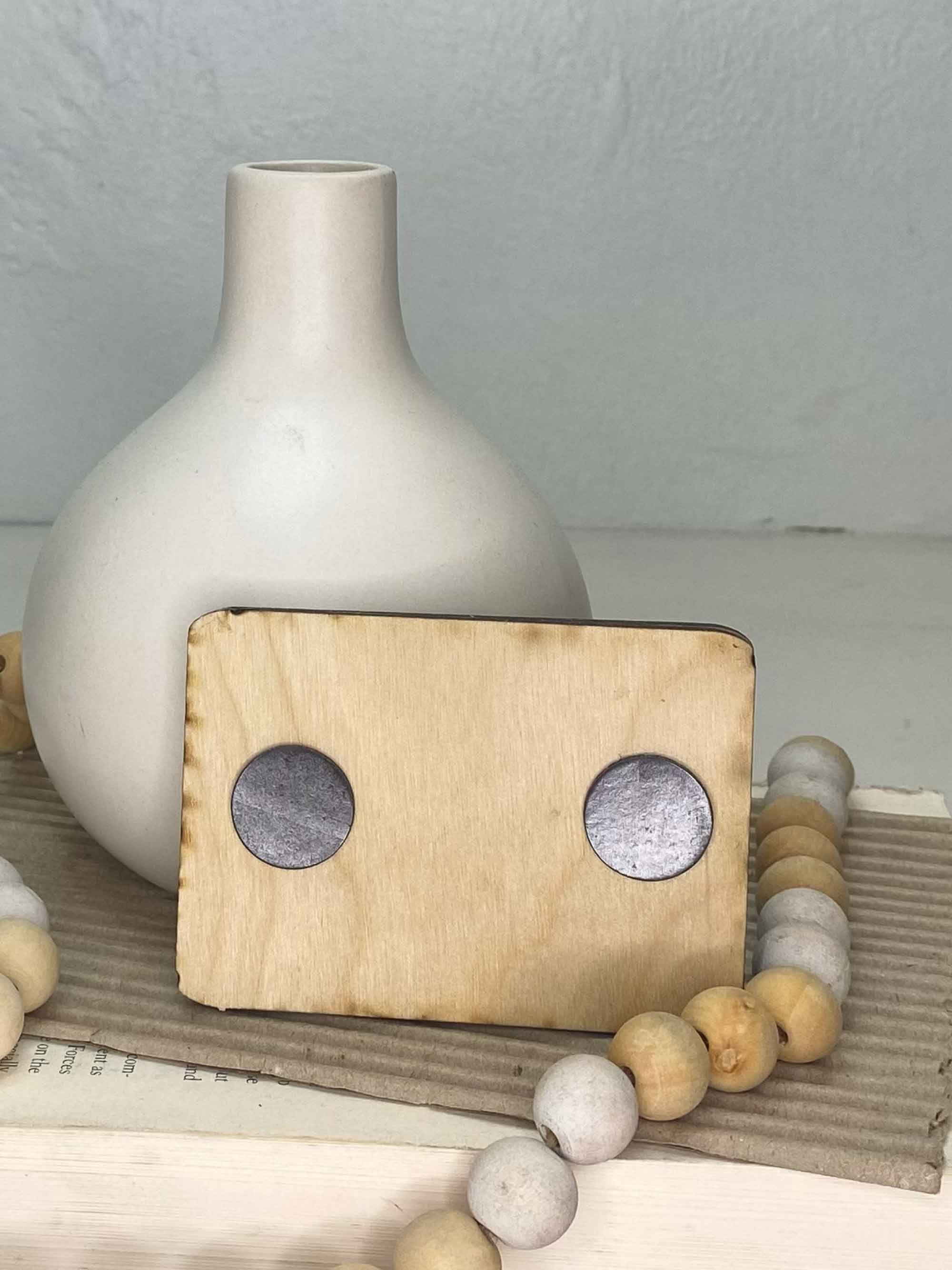 Pine Designs - Wholesale Magnet - Jehovah Nissi Magnet, Lord my Banner, Hebrew, Mini Sign4