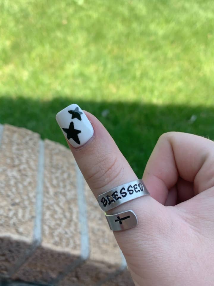 Blessed Wrap Ring for wholesale by Open Gate Designs