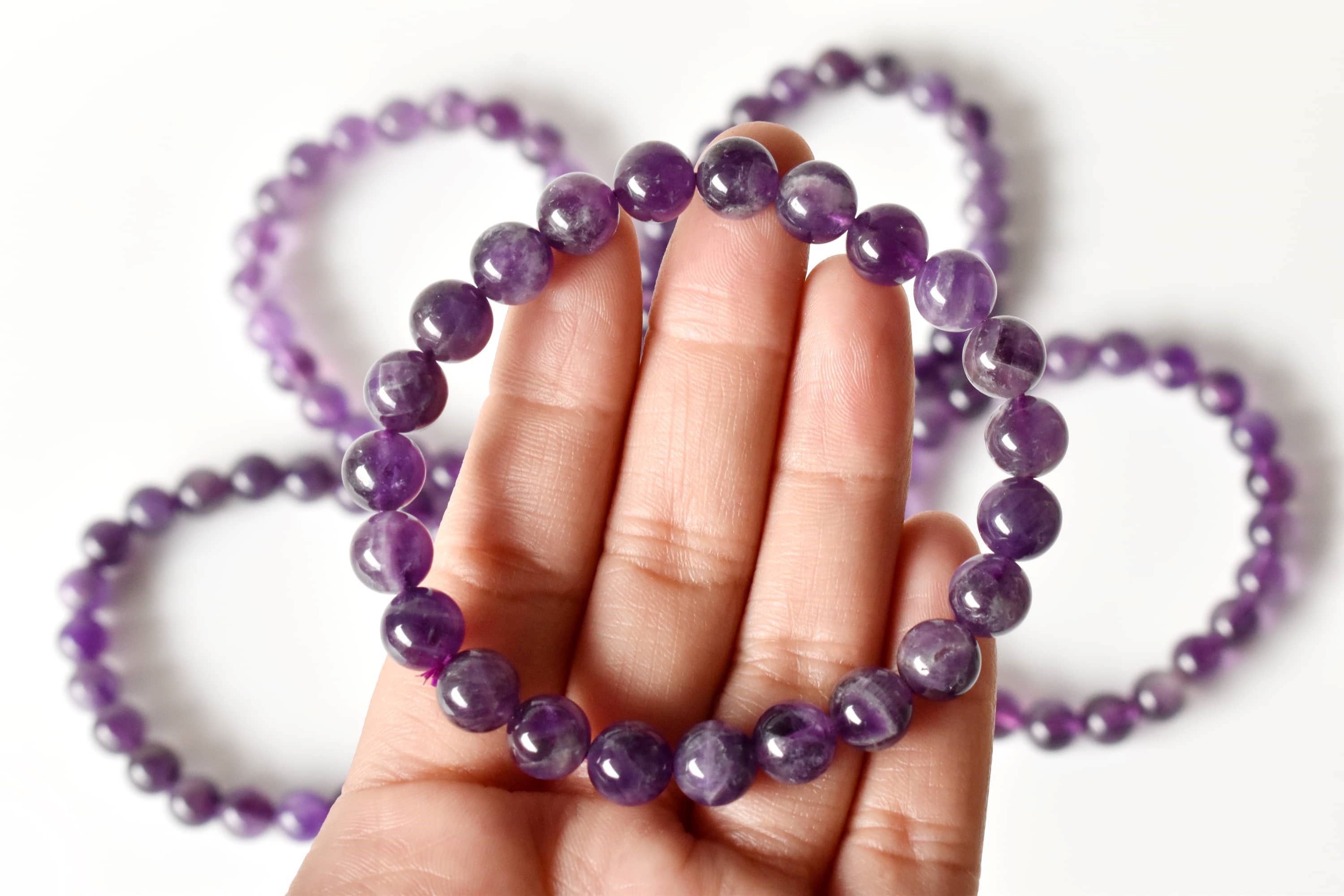 Soothing Crystals - Wholesale Beaded Bracelet - Healing Bracelet | Amethyst | Gemstone Bracelet5