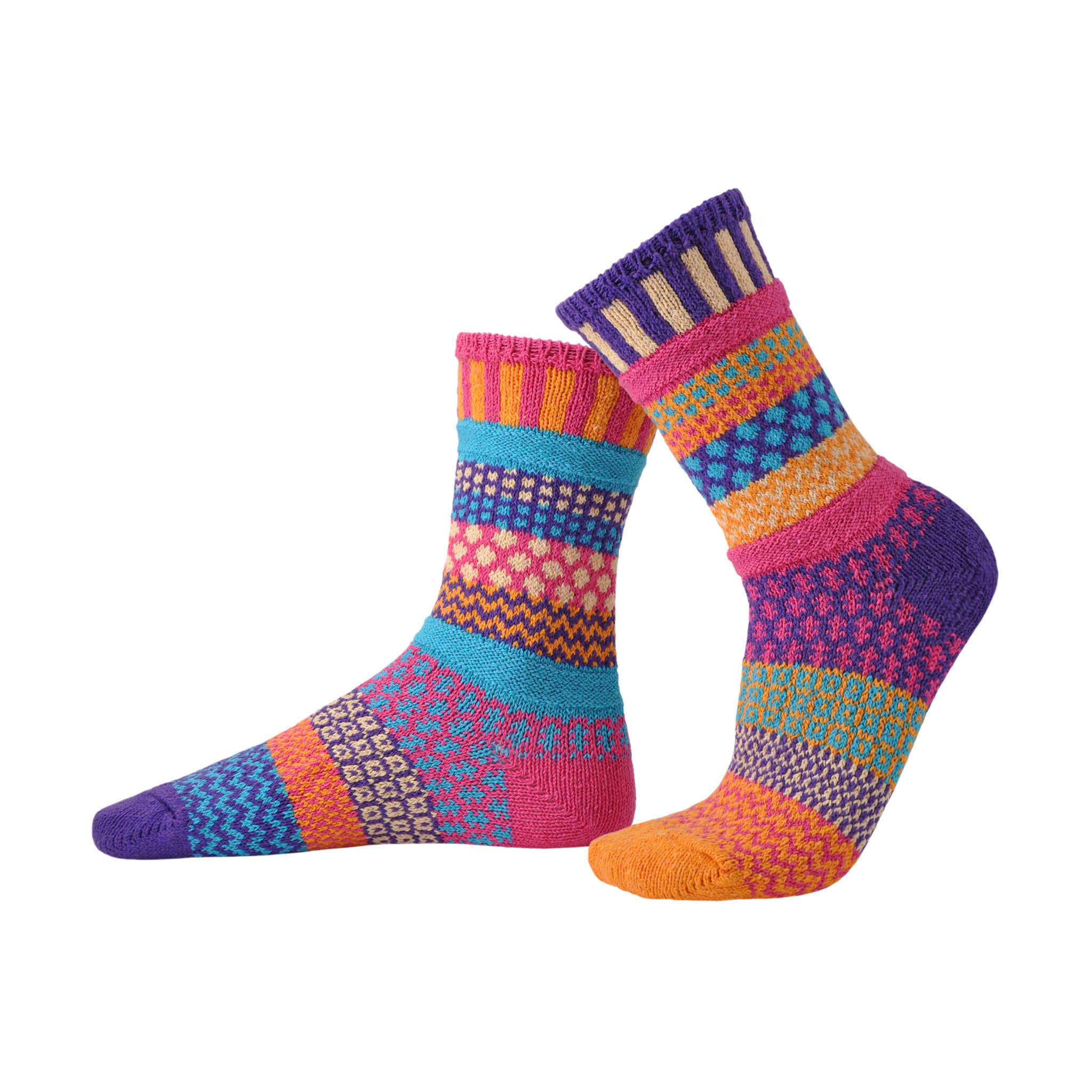 Solmate Socks - Wholesale Socks - Women's - Sunny Crew Socks | Eco-Friendly & Made in the USA