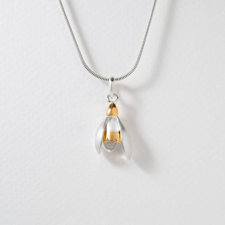 Snowdrop Pendant for wholesale by Paula Bolton Jewelry