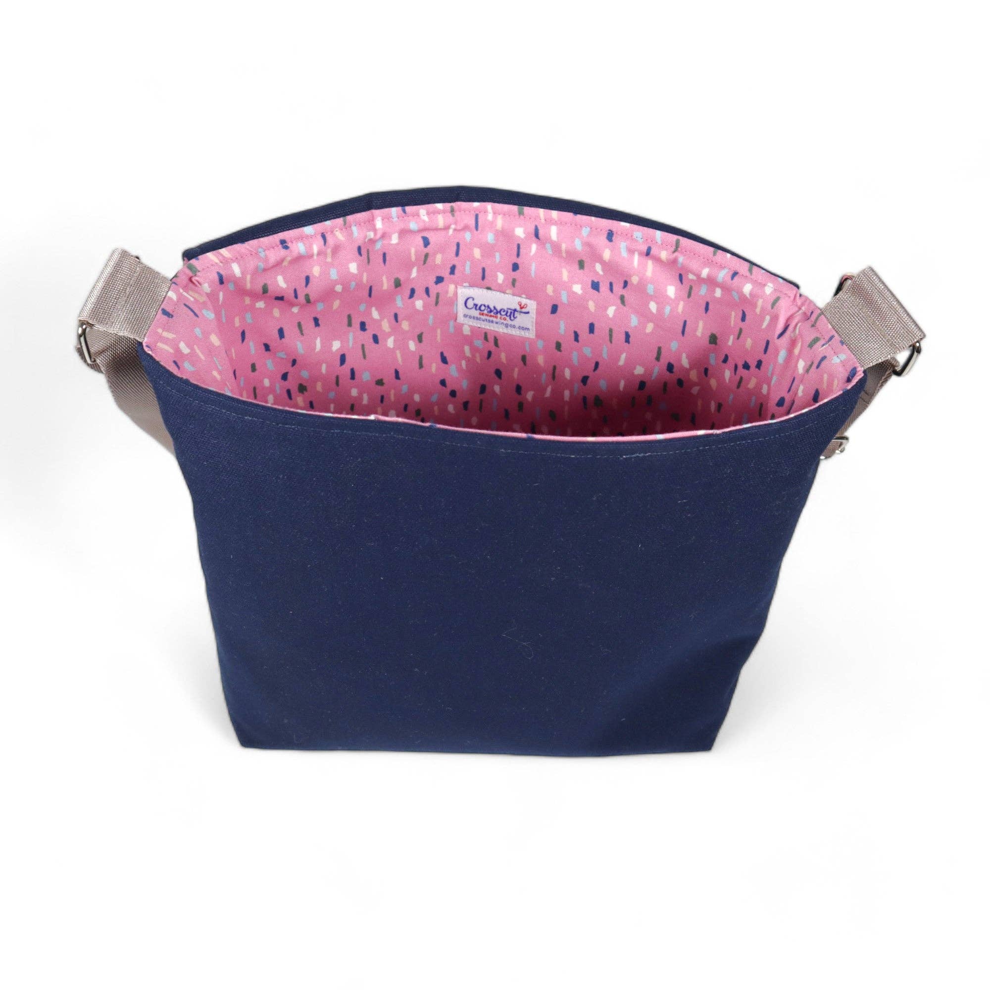 Crosscut Sewing Co. - Wholesale DIY Craft Kit - Messenger Bag Sewing Kit - DIY Beginner Sewing Project Kit Kids and Adults20