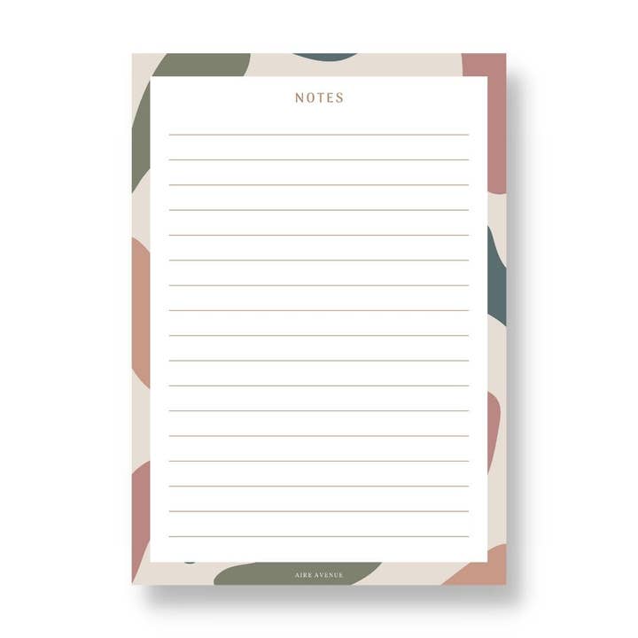 Bloc-notes détachable A5 Bliss pour la vente par Aire Avenue