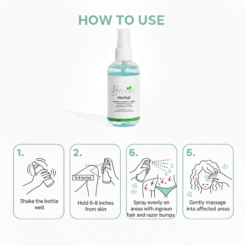 bconsciousnaturals - Venta al por mayor Aftershave - Hombre - Bconscious Naturals™ Spray Herbal para Después del Afeitado
Solución Natural para Prevenir Irritaciones por Afeitado, Vellos Encarnados y Quemaduras por Afeitado4