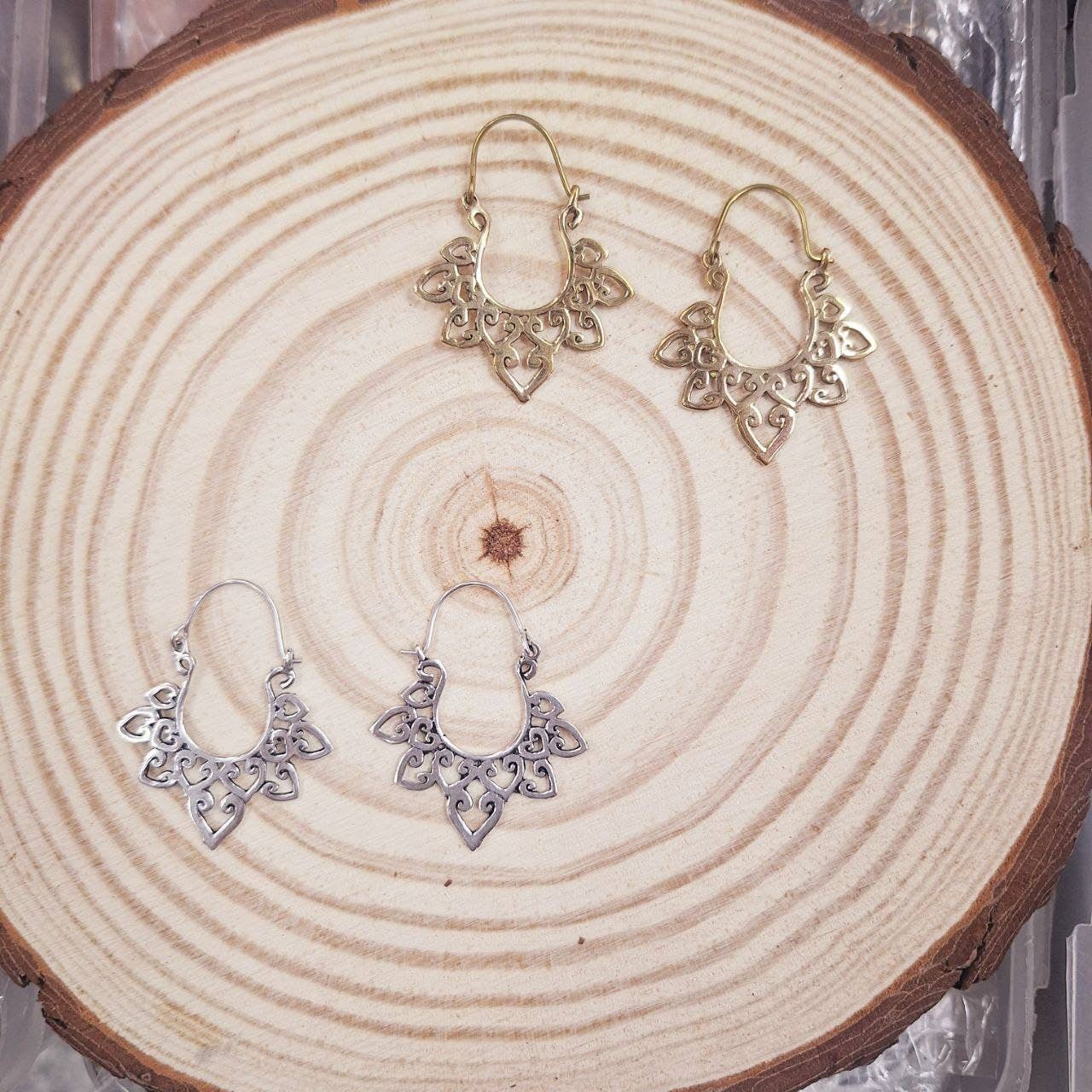 Hecho a mano - Wholesale Dangle Earrings - Gold and silver earrings1