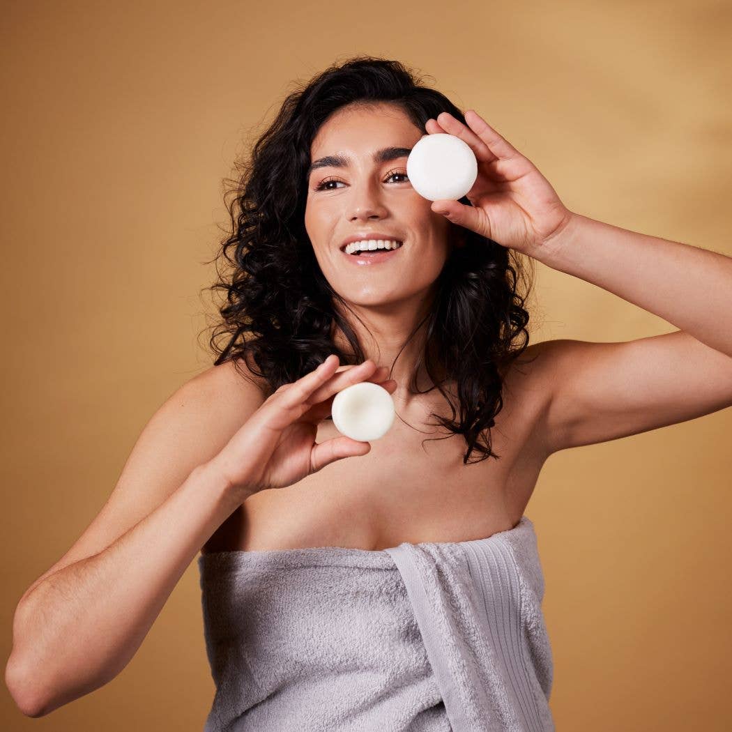 nope. shampoo & conditioner bars – wholesale Shampoo puck/solid shampoo – nope. unpackaged peppermint head-to-toe shampoo bar.3