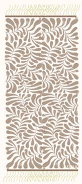 Les foutas de LENA-K – wholesale Strandhandduk – FLOWER FLEUR fouta i jacquardvävd 100 % återvunnen bomull0