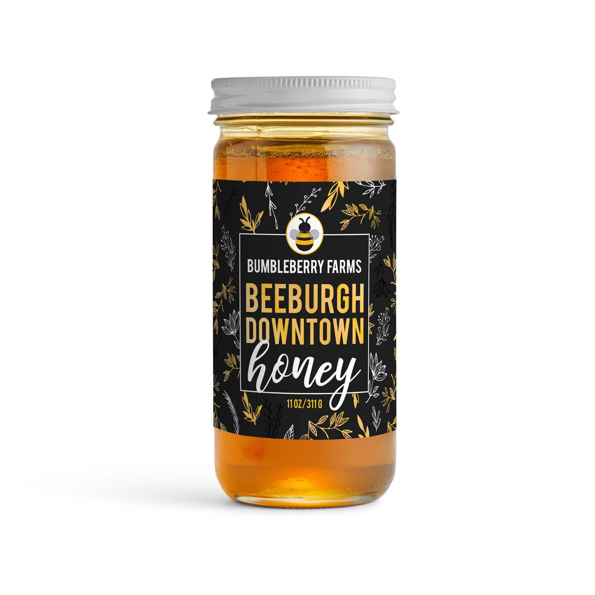 Bumbleberry Farms - Wholesale Honey - Beeburgh Downtown Honey - 11OZ