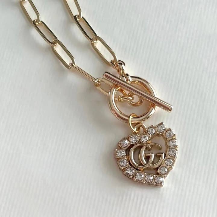 Repurposed Vintage GG Necklace for wholesale by Chelsea Rose