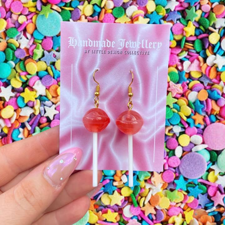 Little Design Collective - Wholesale Dangle earrings - Lollipop Y2K Festival Hook Earrings