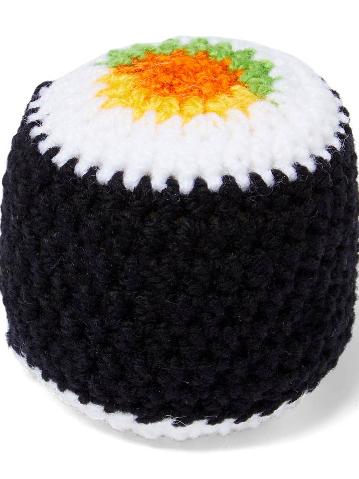 Sushi Roll Rattle for wholesale by Silk Road Bazaar