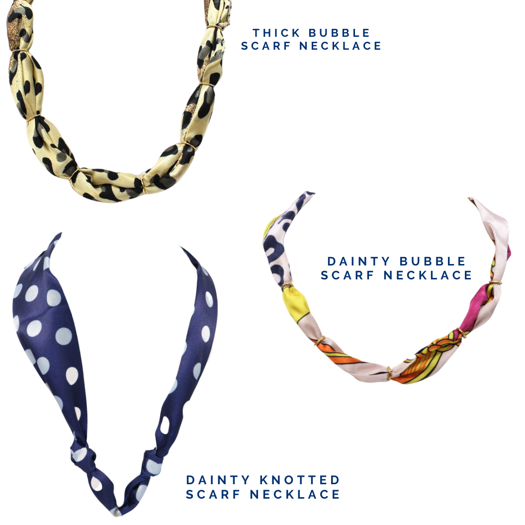 The Charm Bar Company - Wholesale Pendant/Charm Necklace - Scarf Necklaces | Assorted | Set of 51