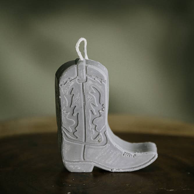 Cowboy Boot – Scented Candle for wholesale by Jolie West Co.