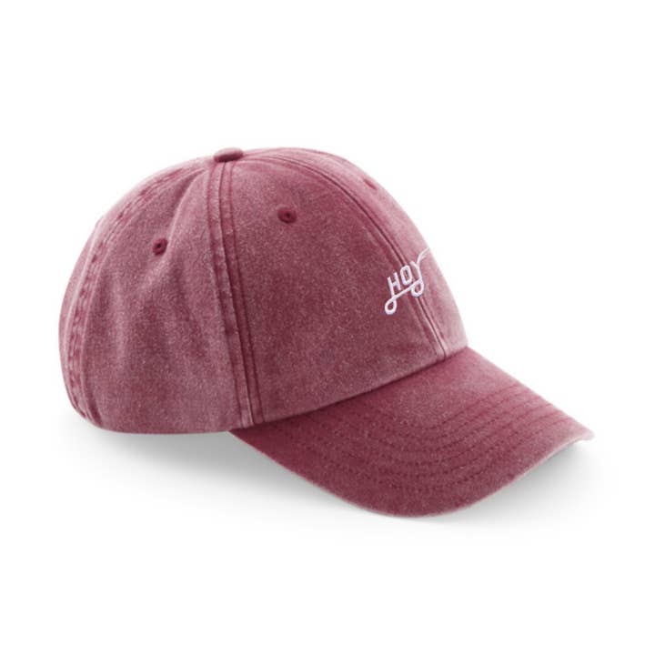 Hoy Explore Dad Hat - Vintage Red for wholesale by Hoy surf Ltd