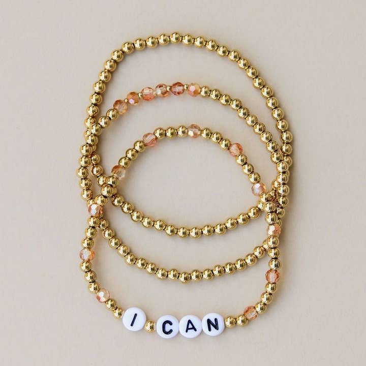 'I Can' Bracelet Stack for wholesale by The Vintage Sparrow