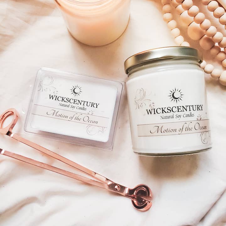 Rörelse av havet - 9 oz klassiska soja ljus för wholesale av Wickscentury's Natural Soy Candles