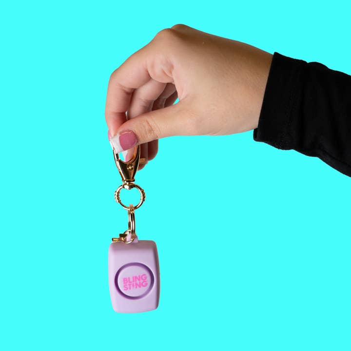 BLINGSTING - Wholesale Safety Alarm/Gear - Mini Personal Alarm | Lavender 4