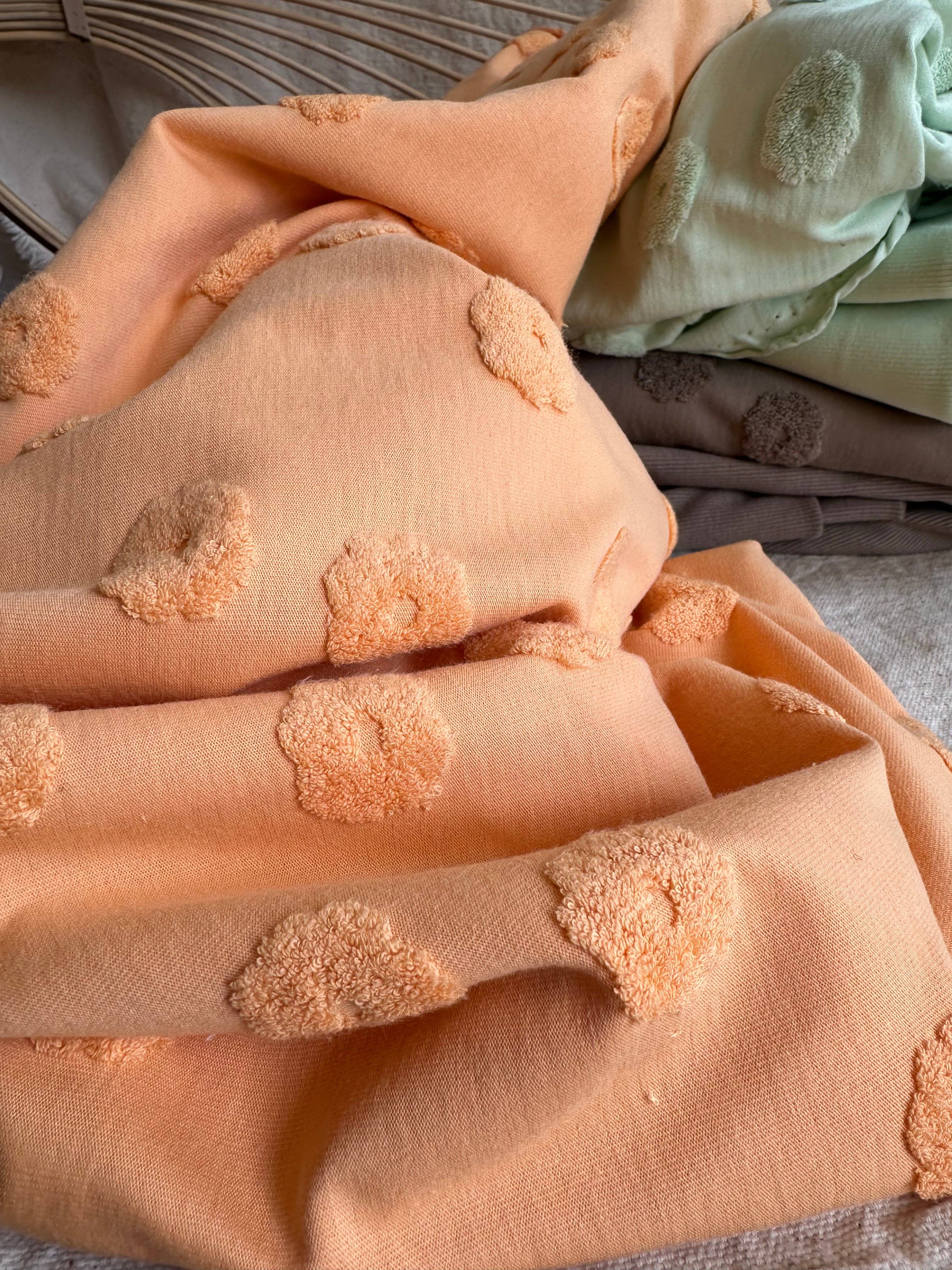 ISEE FABRIC - Vendita all'ingrosso Top in maglia - Donna - Jersey jacquard in cotone organico slub10