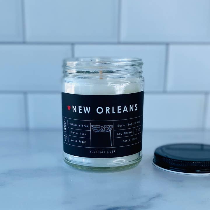 Rambling Caravan - Wholesale Jar/Filled Candle - New Orleans, LA Candle3