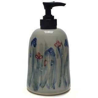 Great Bay Pottery – Großhandel Seifenspender – Handdekorierter Seifenspender - Handgefertigtes Steinzeug