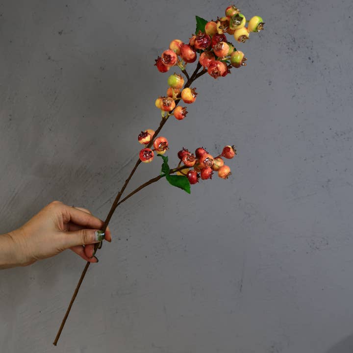 ACNITE(We cover U.S. import duties) - Wholesale Artificial Flowers - 24" Artificial Berry fall fruits Flower for DIY home decor9