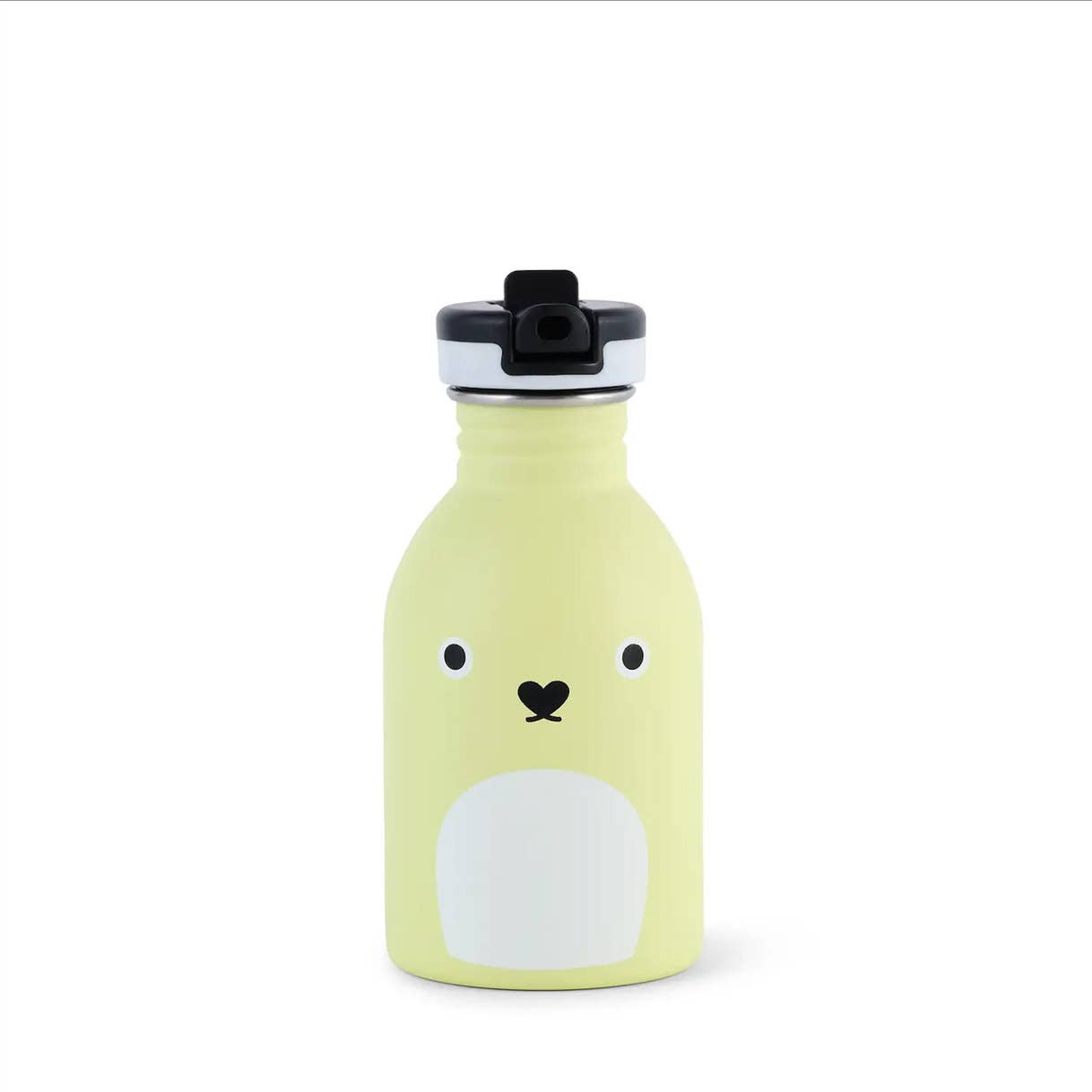 Noodoll - Wholesale Water Bottle - Stainless Steel Water Bottle - Ricecracker Mouse - Yellow