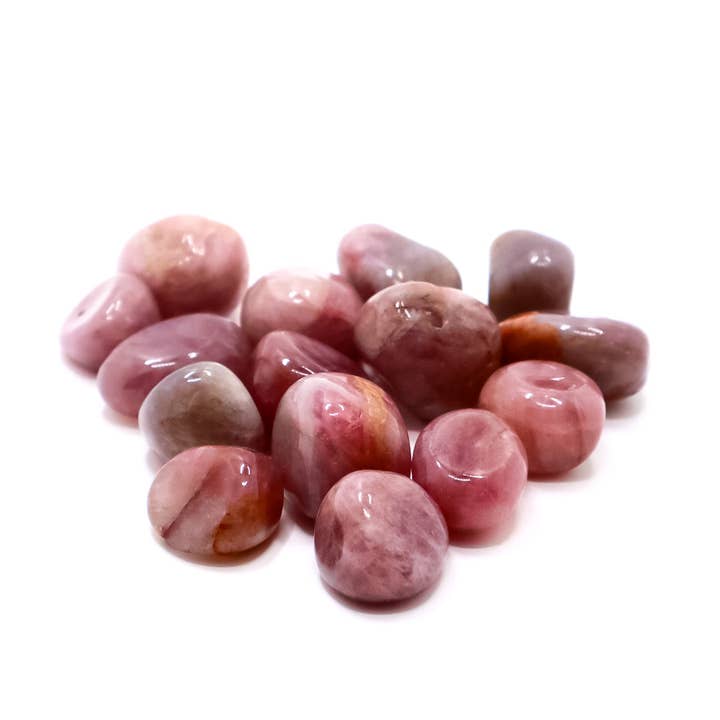 Tuimelsteen van lavendel en rozenkwarts voor wholesale door Portals and Palms LLC