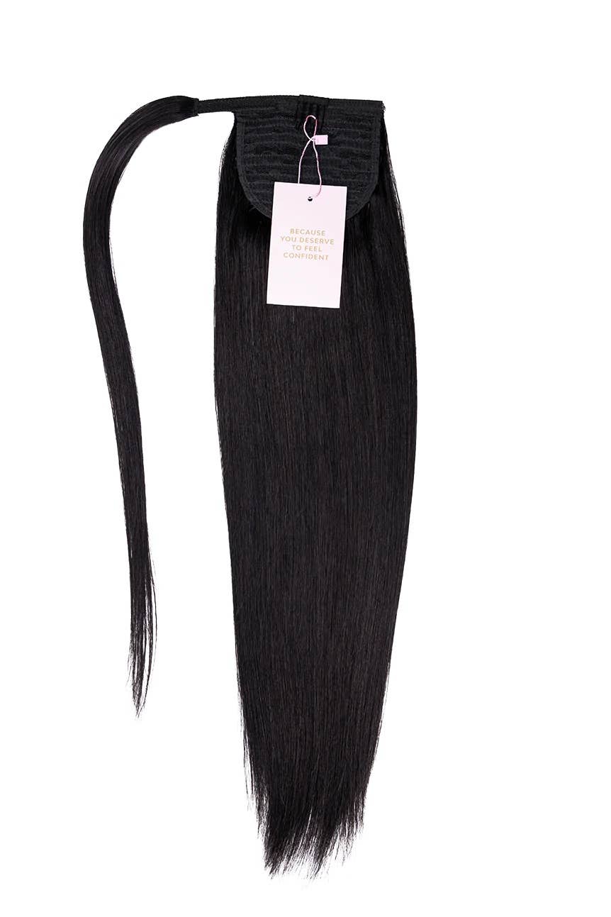 Euphoria Hair & Accessories - Wholesale Hair Extensions - Juliet 18''- Human Hair Wrap-Around Ponytail Extension14
