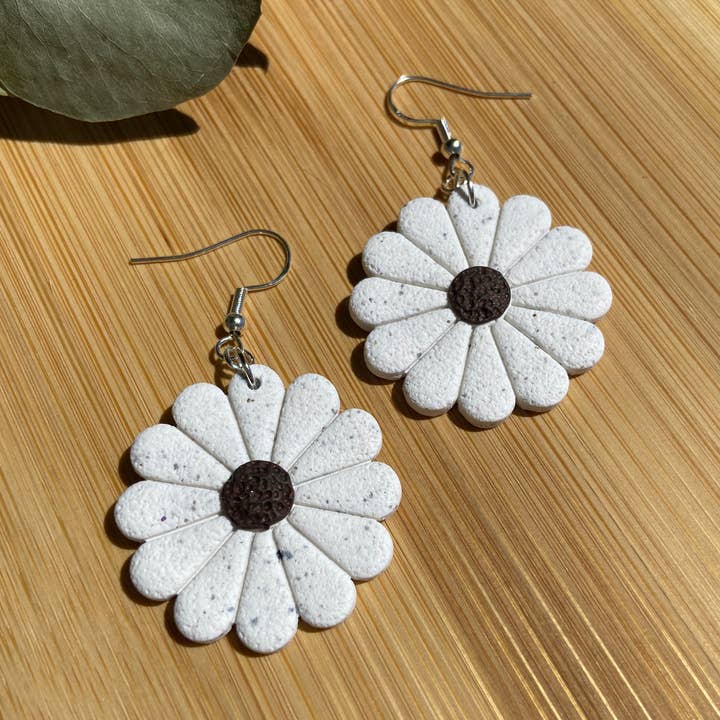 Speckled Disc Flower Dangles for wholesale by Sutton Craft Co
