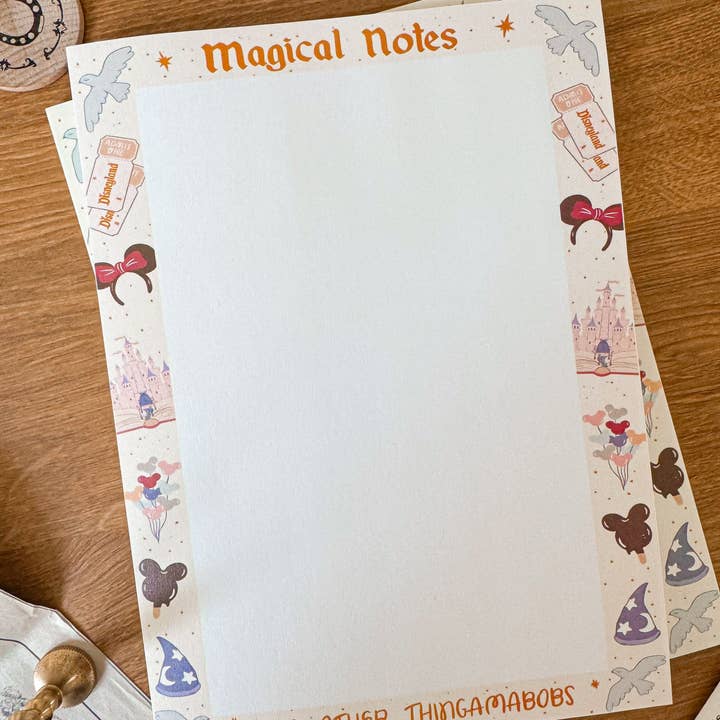 White Magical Notes Post-It Notepad for wholesale on Faire5
